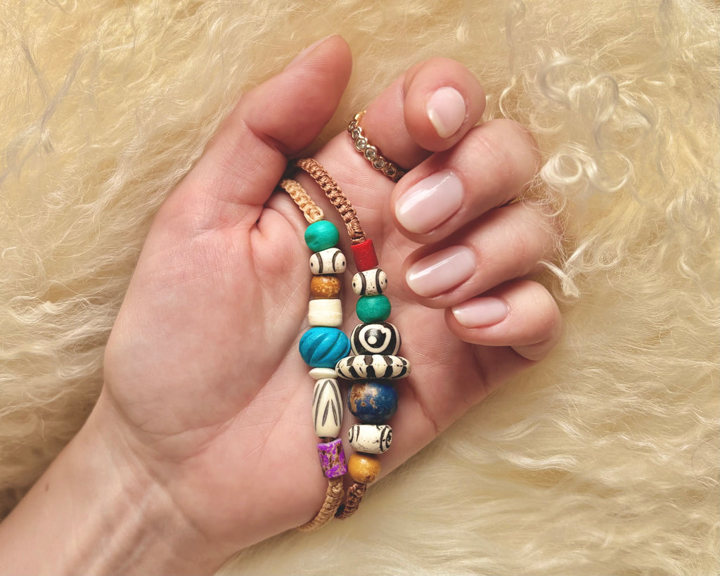 Bracelet perles d’os