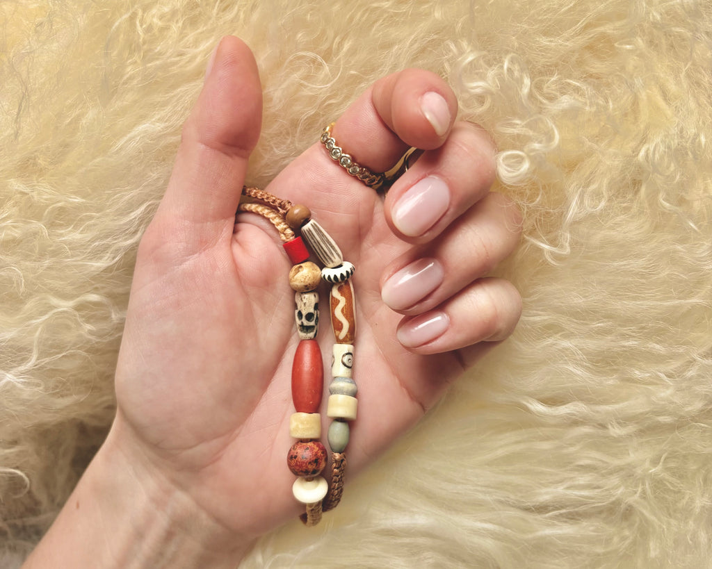 Bracelet perles d’os