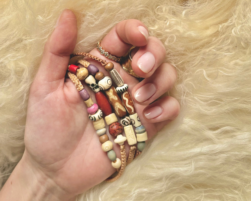 Bracelet perles d’os